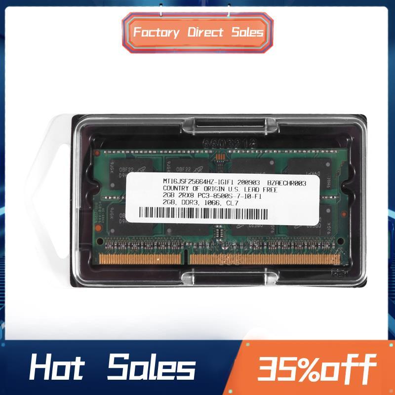 Bộ nhớ máy tính xách tay DDR3 2GB Ram 2RX8 PC3-8500S 1066 MHz 204Pin 1.5V RAM máy tính xách tay