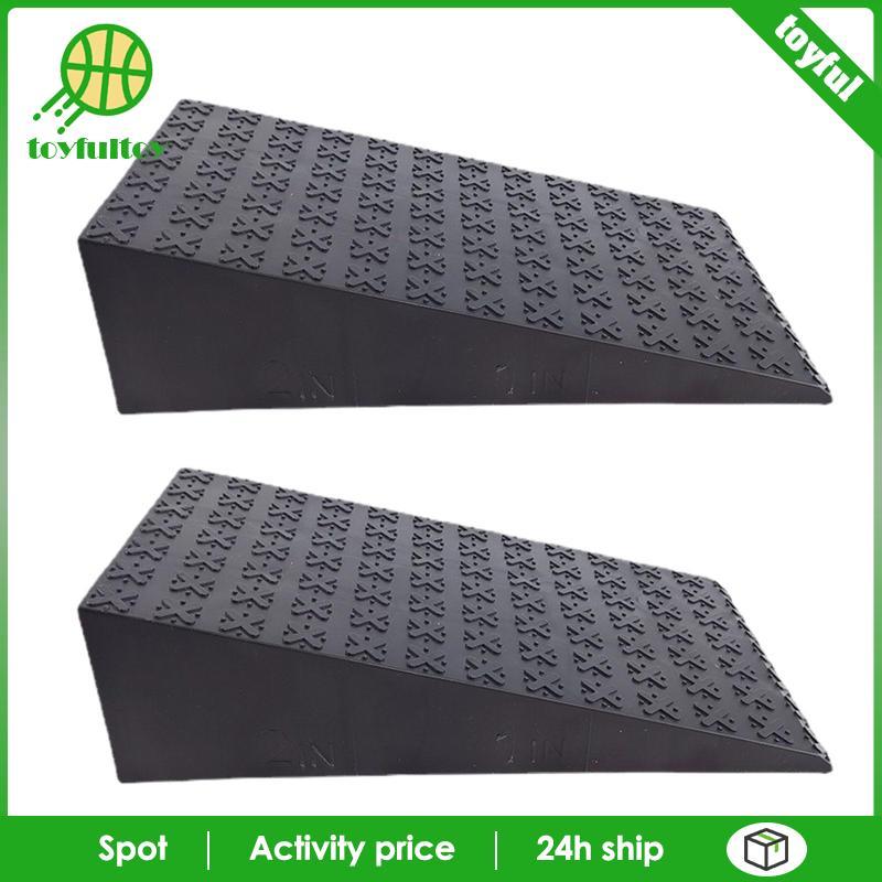 2 Miếng Squat Wedge Chống Trơn Trượt Xây Dựng Cơ Yoga Nêm Khối Tập Gym Sức Mạnh