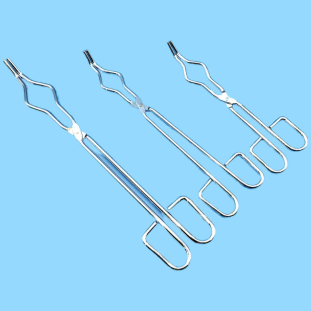 Phòng Thí Nghiệm Kẹp Nồi Chén Lò Muffle Thép Không Gỉ Thép Mạ Crom, 8/12/18 inch