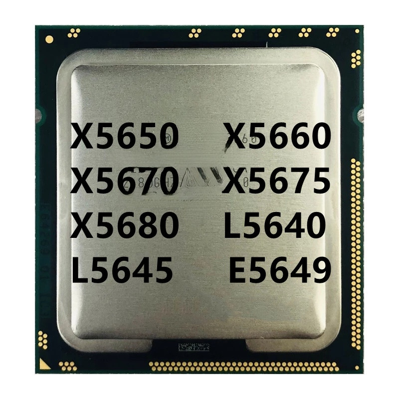 X5650 X5660 X5660 X5670 X5680 L5640 L5645 E5649 Bộ xử lý CPU LGA 1366 Lớn