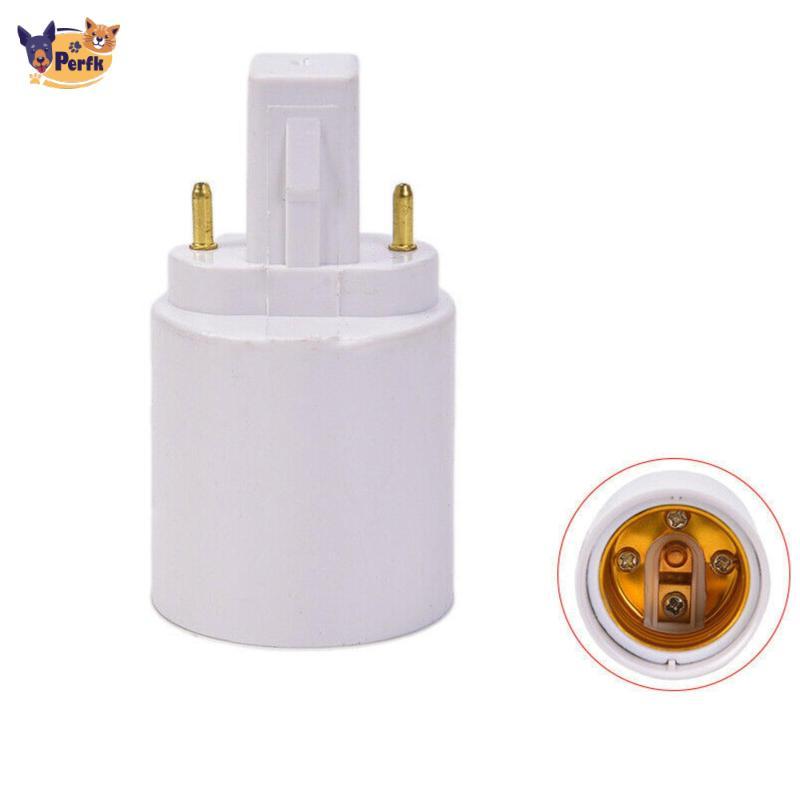 Bộ chuyển đổi bằng nhựa trắng G23 sang E27 Thân hình trụ G23 E27 Adapter Phụ kiện chiếu sáng nhỏ gọn