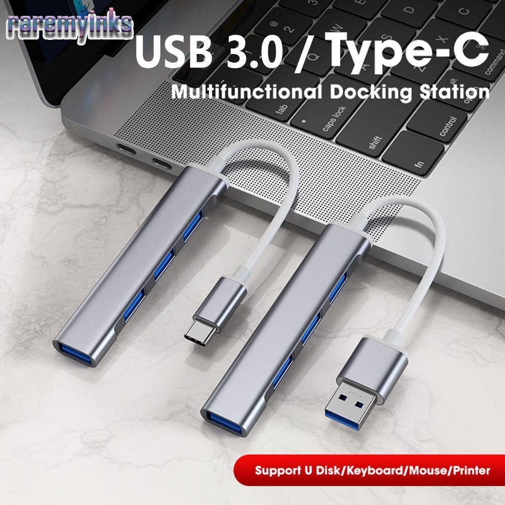 RAREM USB C HUB Bộ chia tốc độ cao 4 cổng Dock Station cho Dell