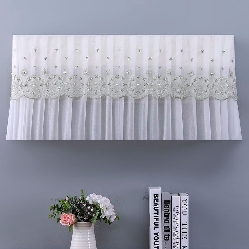 Air conditioner cover for indoor wall-mounted units, Midea, simple embroidered wind-blocking1.5p Han