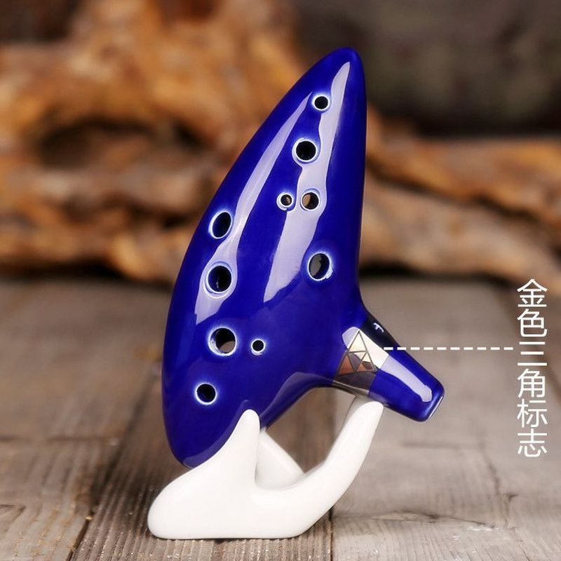 Zelda Ocarina 12 lỗ Alto C Key Mười hai lỗ Ocarina Time Ocarina Sách giáo khoa tiếng Anh miễn phí