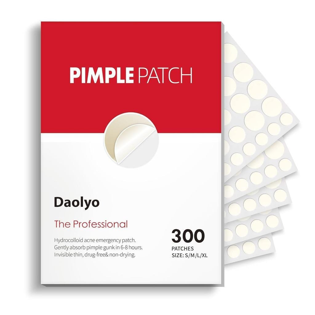 PimplePatchesforFace, 4Size300CountsAcnePatches, HydrocolidPatchesforCoveringZitsandBlemishes, SpotS