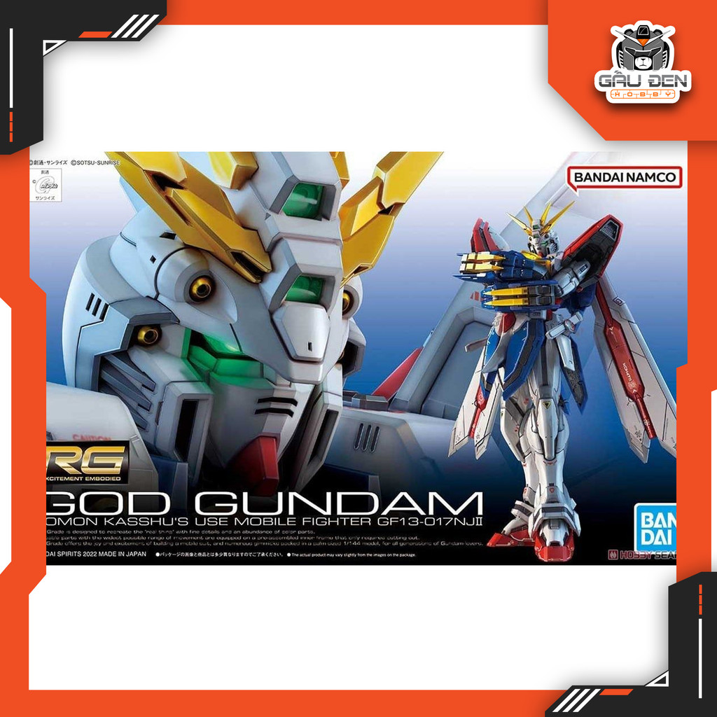 RG 1/144 GOD GUNDAM/ BURNING GUNDAM