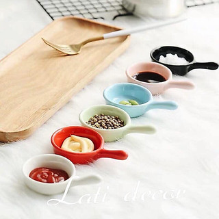 Chén chấm sứ, Bát đựng nước chấm, gia vị 6cm