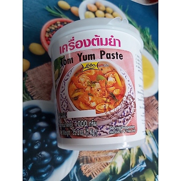 Gia vị Lẩu Thái Tom Yum Paste Lobo 1kg Lẩu cay Lobo 1kg