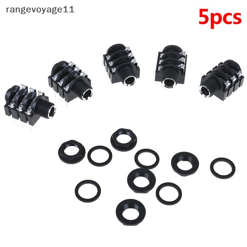 [Range11] 5 Cái 6.35mm / 6.35 6P / 6PIN micro âm thanh nổi nữ soet / ja connector [VN]