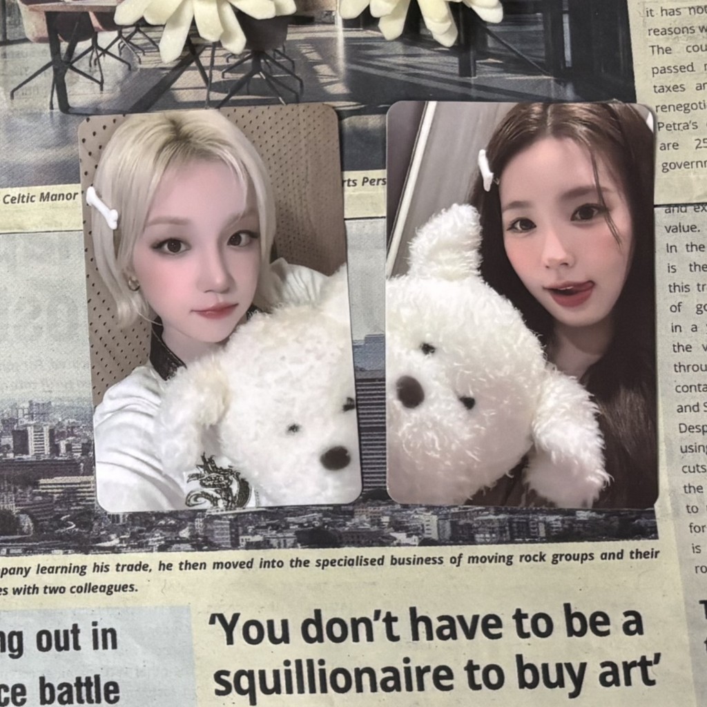 Idle Photocard gidle Album Fan 8 Bonus Card Người đeo Puppy Qihl Zhao Meiyeon Girl Doll Photocard