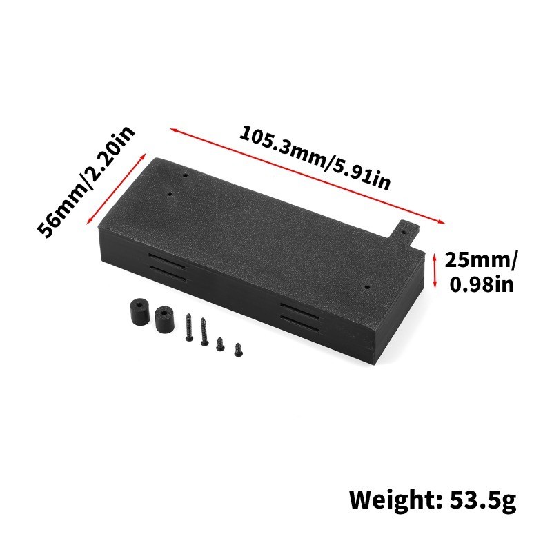3D In Hộp Pin Khay Đựng Hộp Bảo Quản Cho MJX Hyper Go 14301 14302 14303 14304 RC Xe Nâng Cấp Phần Ph