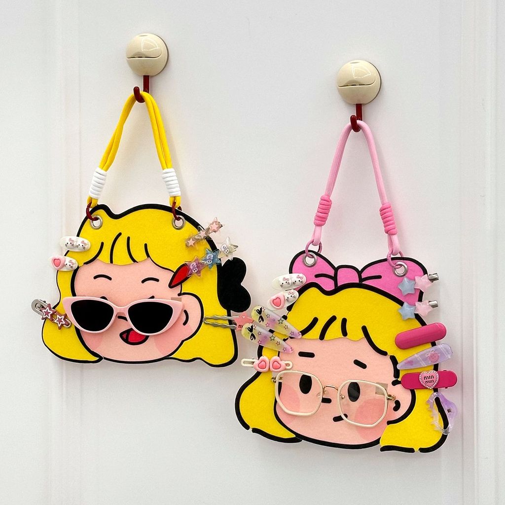 Hair accessories glasses storage bracket cute felt myopia glasses frame placing bracket sunglasses h