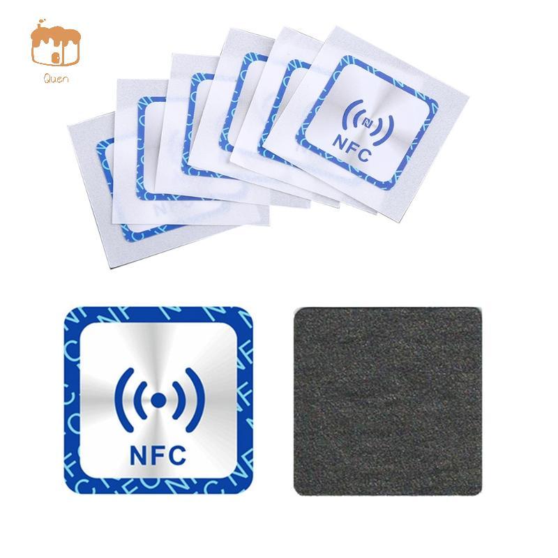 Quen 6 Chiếc NFC Ntag213 Thẻ 25 Mm 30 Mm Chống Kim Loại Ntag213 Thẻ Dán Cho Điện Thoại Thông Minh
