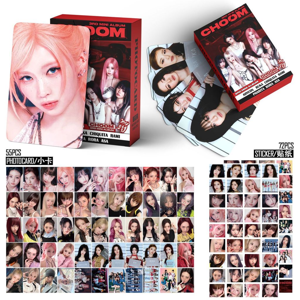 127 Tờ BABYMONSTER CHOOM Photocard Dán AHYEON AHYEON ASA