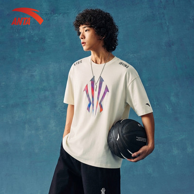 [ANTA x Kyrie Irving] Áo Thun Ngắn Tay Áo Bóng Rổ KAI Ice Silk, Unisex, Kiểu Dáng Rộng Rãi 1726A1104