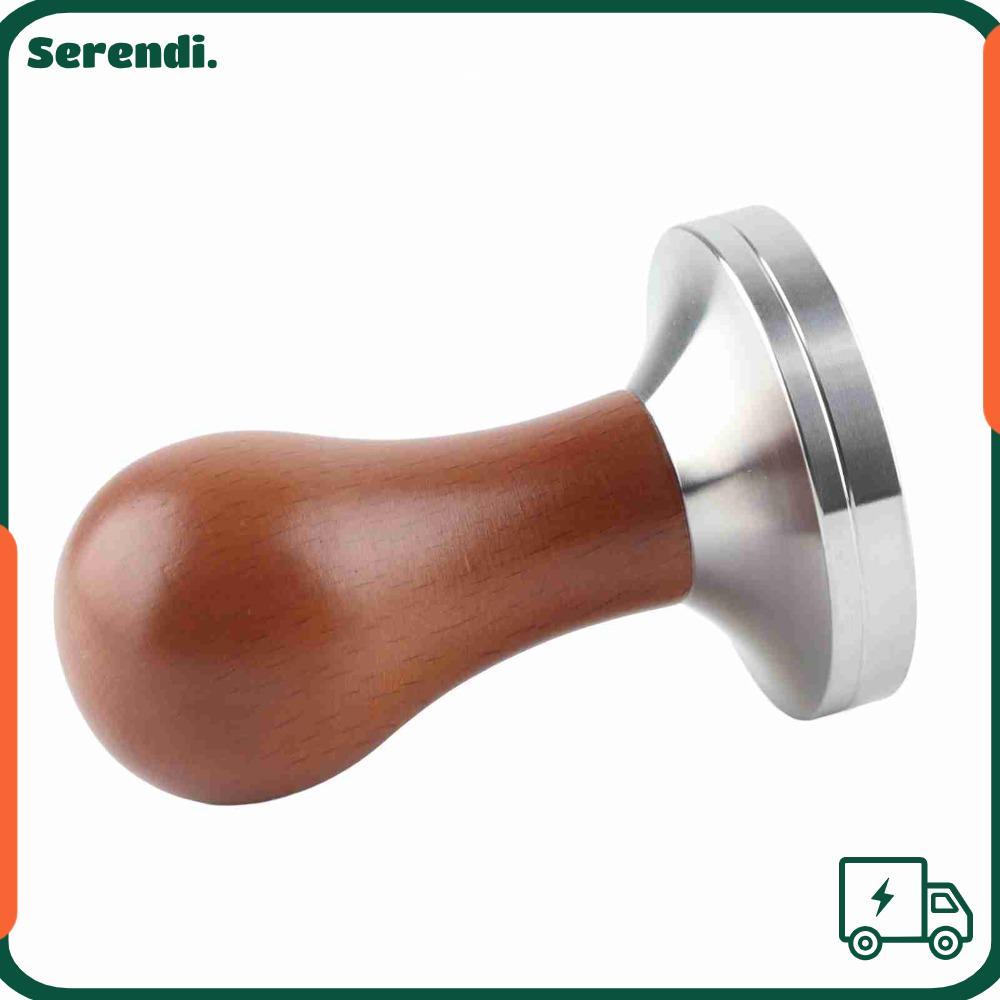 Hộp đựng cà phê SERENDI, Đế bằng thép không gỉ Tay cầm tiện dụng Espresso Tamper, Dụng cụ Barista ch