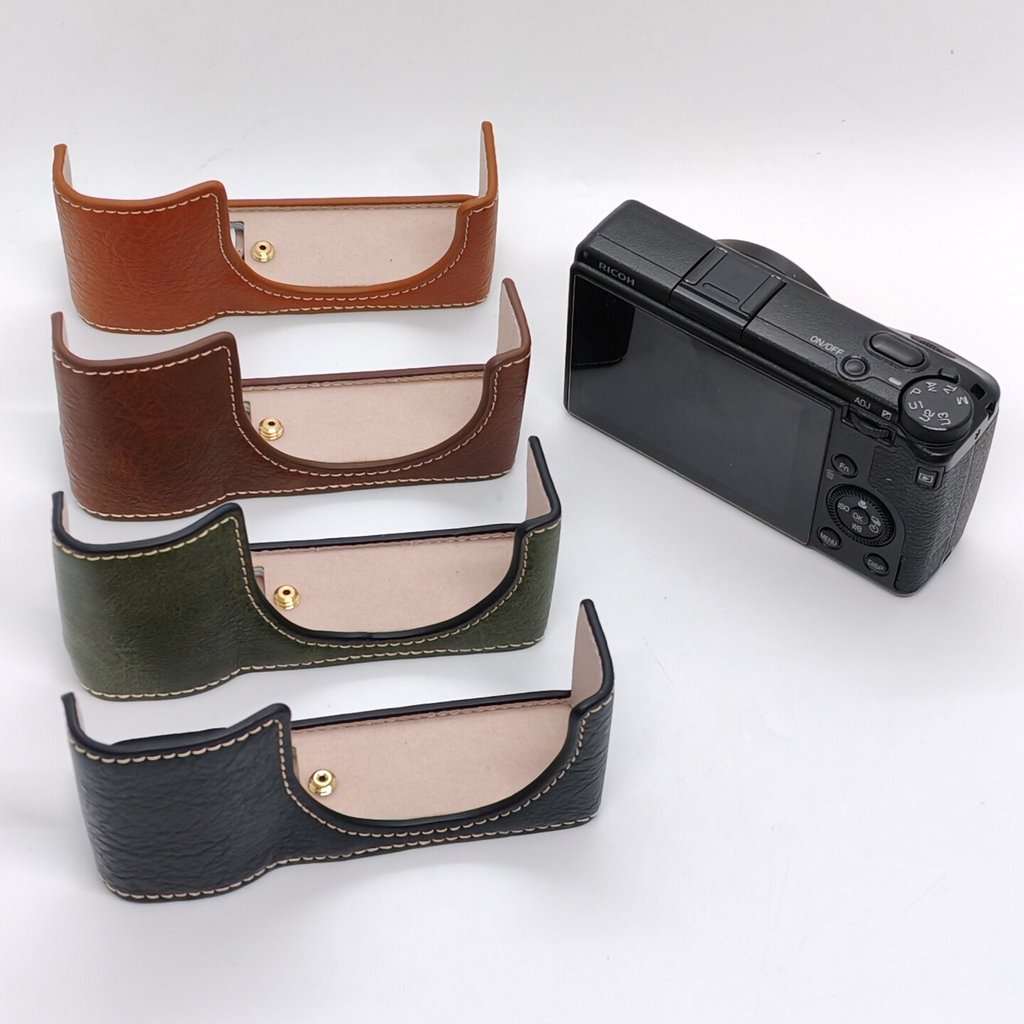 Thích hợp cho RICOH GR3 GR3X GR4 Vỏ da máy ảnh đế dầu RICOH GR IV Half Case