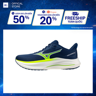 Giày Chạy Bộ Nam Mizuno Wave Inspire 22 - Xanh đậm - J1GC264401