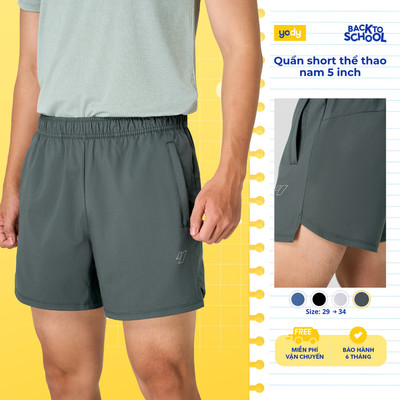 Quần Shorts Thể Thao Nam YODY quần đùi dài 5 inch AirLite, vải nhẹ thoáng MAJT26S015
