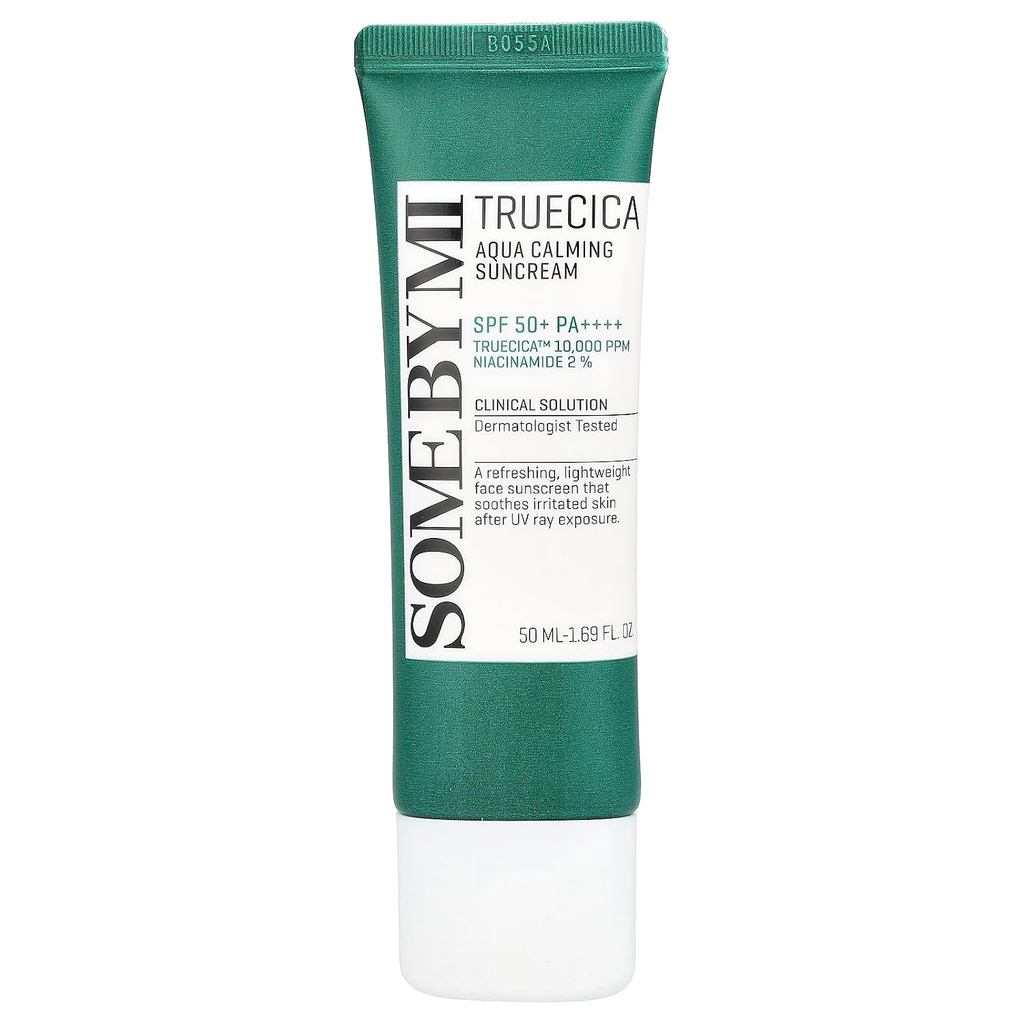 SOME BY MI MỘT SỐ BY MI Truecica Aqua Calming Suncream SPF50 + PA + + + 1.69 fl oz – Kem chống nắng 