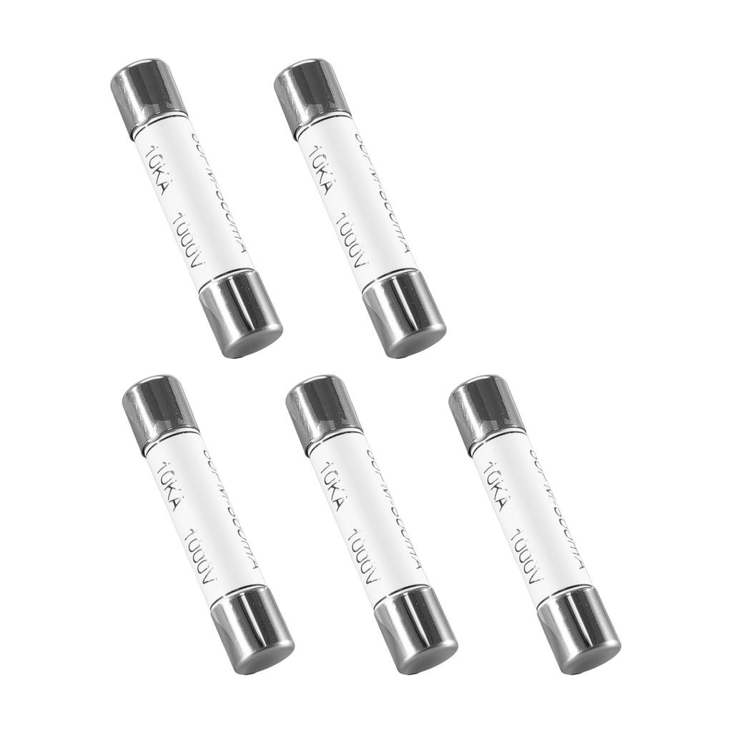 5 Chiếc Cầu Chì Gốm Vạn Năng Phù Hợp Với Đồng Hồ Vạn Năng MM720, 800mA 1000VAC / DC Cầu Chì Gốm Thổi