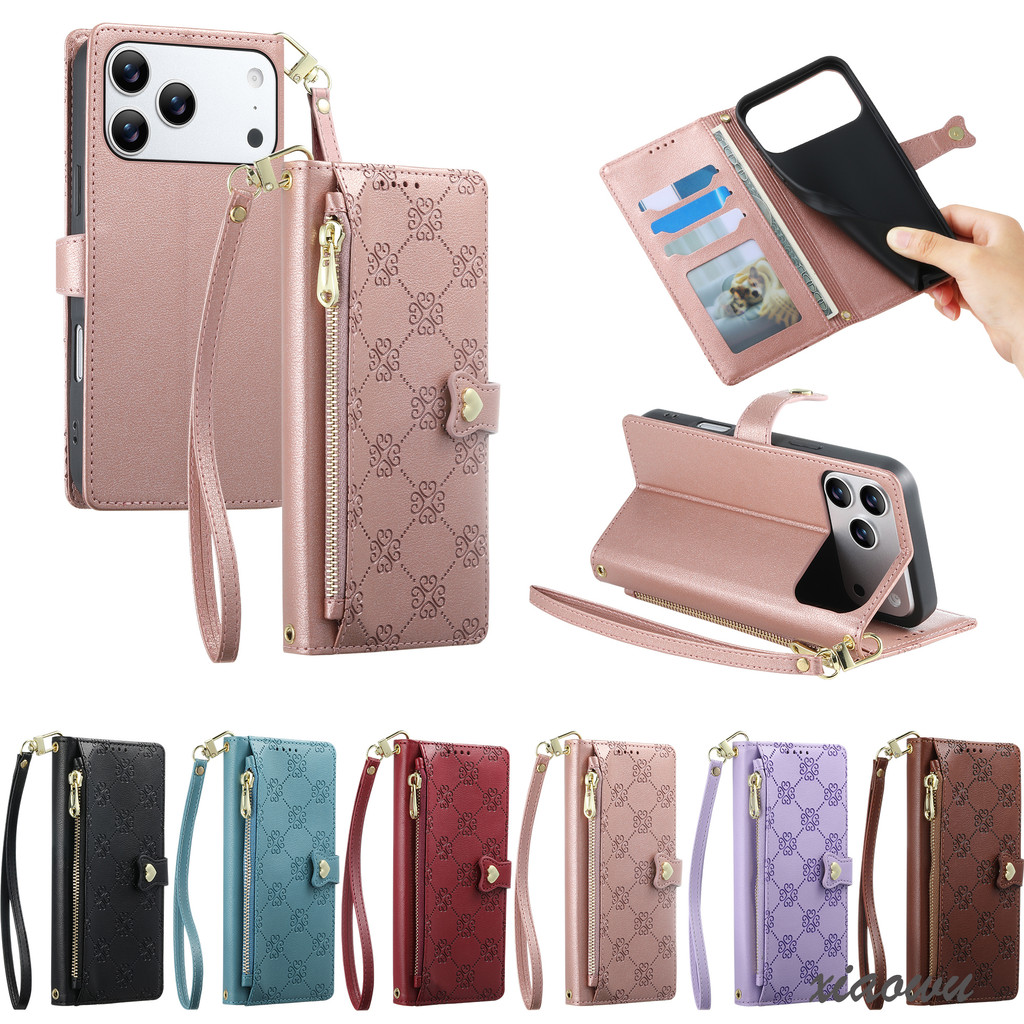Ốp Da Dập Nổi Thích Hợp Cho Xiaomi 17 PRO MAX POCO C55 C61 X5 X6 F6 F7 M7 PLUS M6 PLUS M8 PRO Da PU 