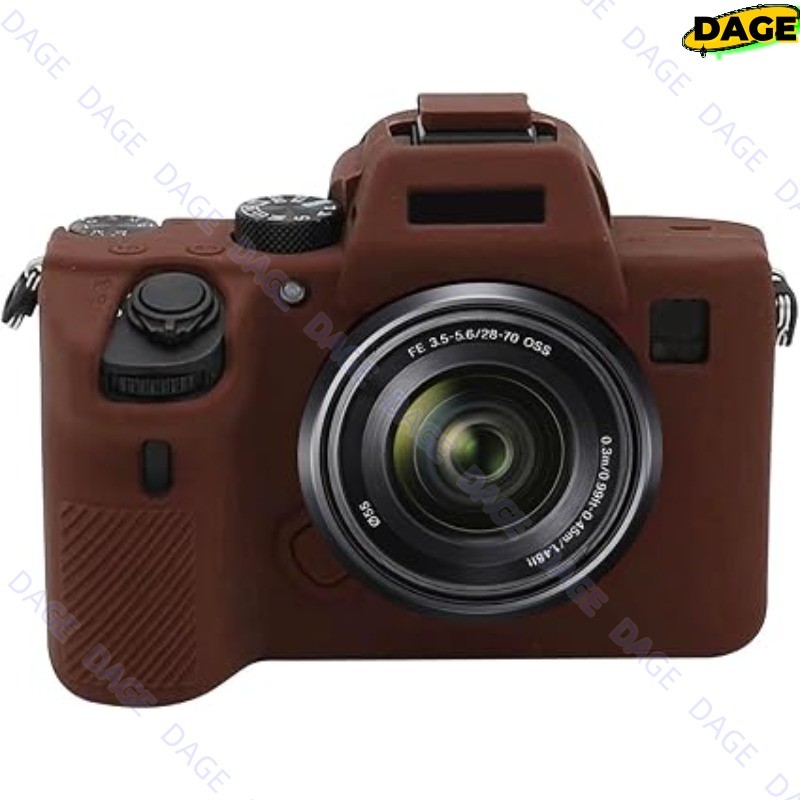 Vỏ bọc da bằng silicon Vỏ bọc bảo vệ thân máy ảnh cho Sony A73 A7RM3 A7R3 III A73 A7M3 A7III