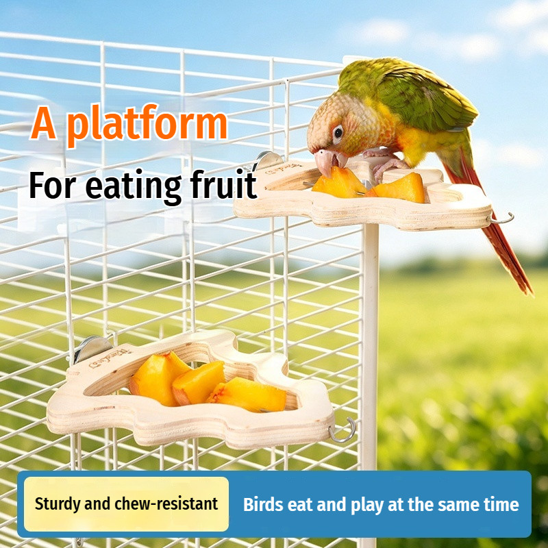 Nền tảng vẹt Nĩa trái cây Habitat Stand Bird Platform