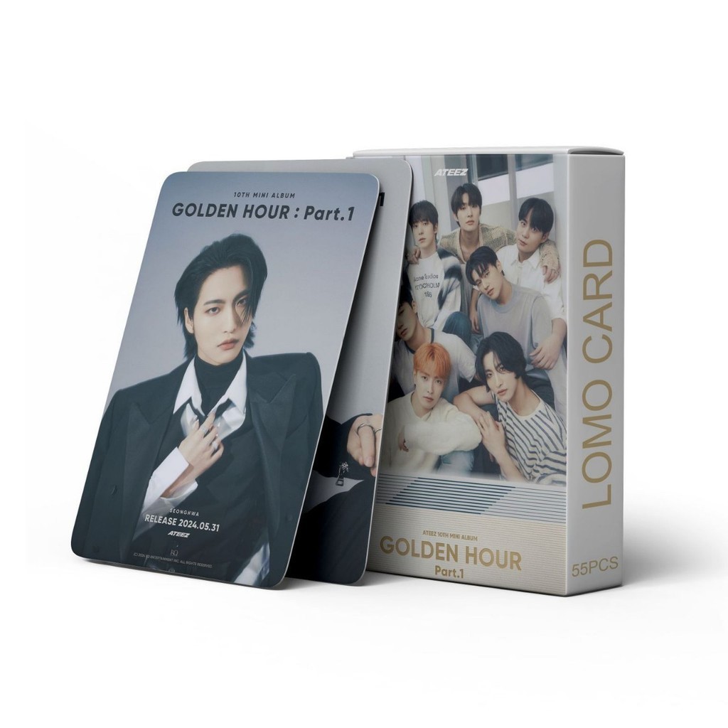 Bán chạy 55 ATEEZ ATEEZ ATEEZ Mini Album GOLDEN HORKPOP Hàng hóa LOMO Photocard