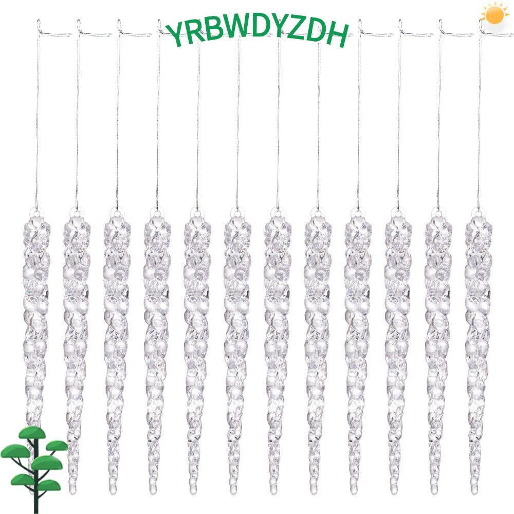 CRBDDK 12 Đồ trang trí cây thông Noel, Đồ trang trí cây thánh ca trong suốt pha lê, Mặt dây treo Acr