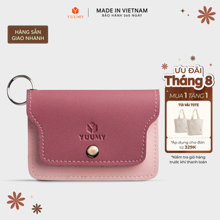 Ví Yuumy (Thời trang nữ nắp gập cỡ nhỏ - Ví móc khóa da YMK2) Bagsmart