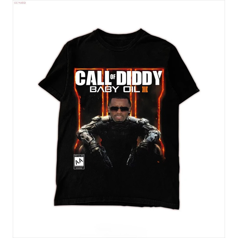 Áo thun Call of Diddy Party Brainrot Sigma dành cho nam và nữ 2026 dài tay hoặc ngắn Brainr