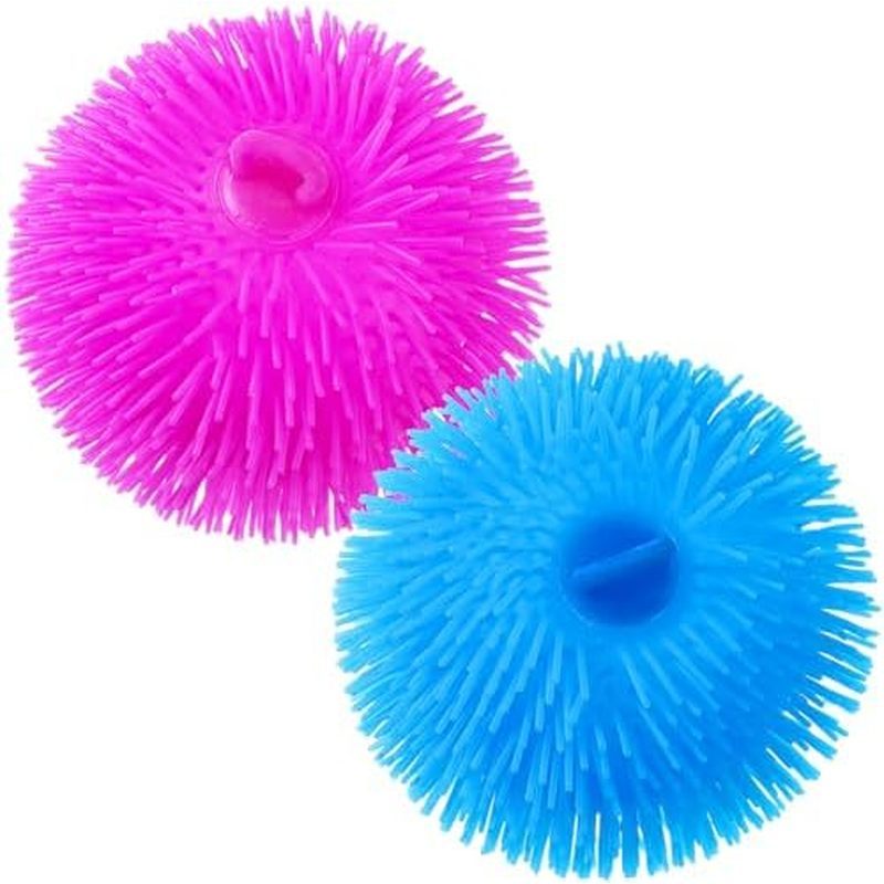 2 Chiếc Puffer Ball 8 Inch Spiky Quả Bóng Cảm Giác Số Lượng Lớn Bó Hoa Cảm Giác Giảm Căng Thẳng Đồ C