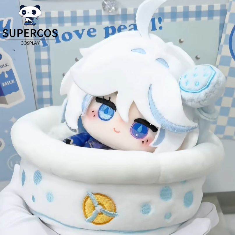 Genshin Impact Furina Doll 10cm Dễ Thương Sang Trọng Anime Mặt Dây Chuyền Đồ Chơi Quà Tặng