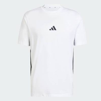 adidas Phong cách sống Áo Thun Single Jersey 3 Sọc Essentials Nam trắng JE6388