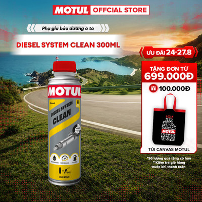 Phụ gia vệ sinh hệ thống nhiên liệu xe ô tô (Dầu) - DIESEL SYSTEM CLEAN 300ml