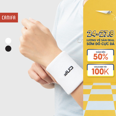 Băng cổ tay unisex người lớn CANIFA chất liệu mềm mịn co giãn 5AO26S004