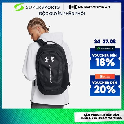 Ba Lô Under Armour Hustle 6 - Đen - 1384672-002