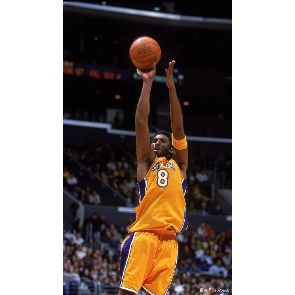 Kobe Bryant Kobe Bryant No. 8 (Kobe Bryant) NBA League Lakers Áo vải mới ép nóng Đồng bộ dữ liệu vuô