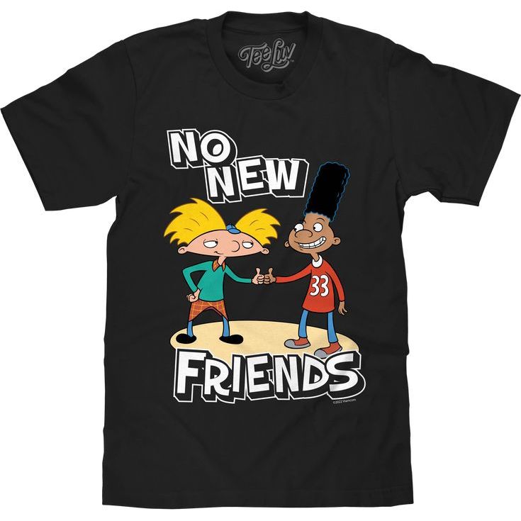 [Truyền nhiệt mực trắng] Hey Arnold Hey Arnold Anime In họa tiết Nam Áo thun ngắn tay cổ tròn 100% C