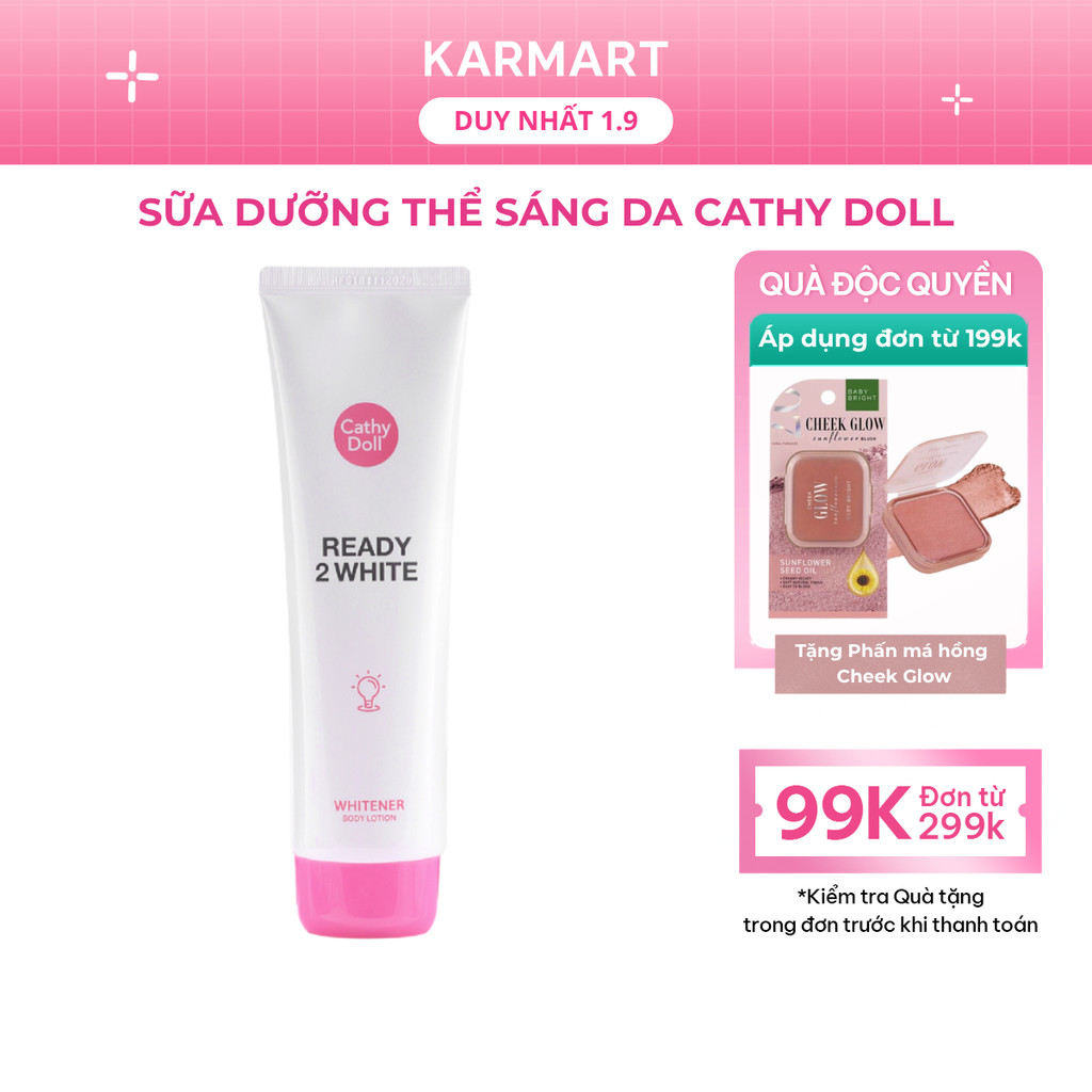 Sữa Dưỡng Thể Sáng Da Cathy Doll Ready 2 White Whitener Body Lotion 150ml