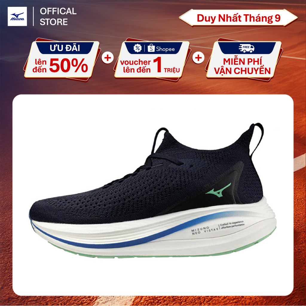 Giày Chạy Bộ Nam Mizuno Mizuno Neo Vista 2 - Đen - J1GC253406