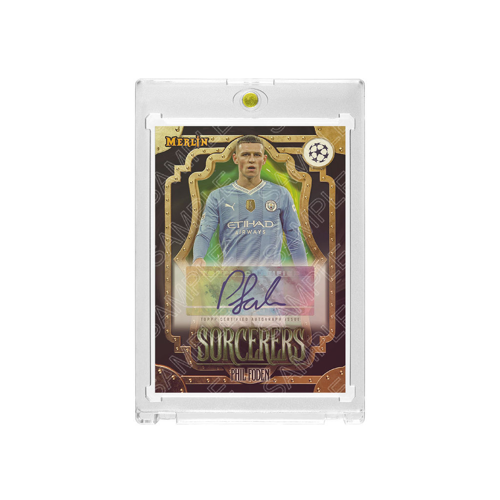 [Khúc xạ bằng gạch] 2024 Merlin Style Star Card Manchester City Foden In Dấu hiệu Bộ sưu tập quạt Hà
