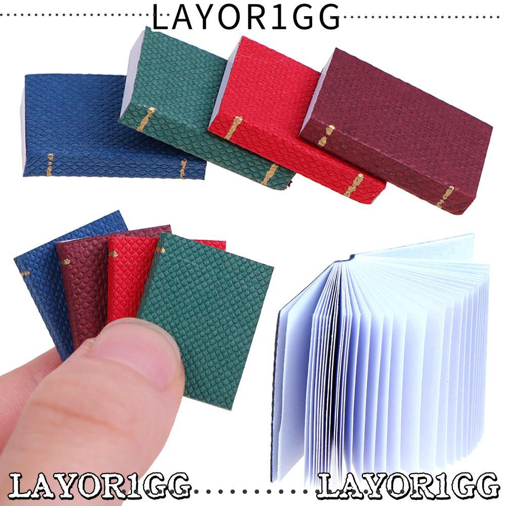 LAYOR1GG 4 Cái / bộ Nội Thất Nhà Búp Bê Nhà Búp Bê Cảnh Mô Hình Đạo Cụ Ảnh Sách Thu Nhỏ