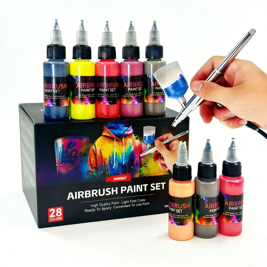 28 Màu Sắc Sắc Sắc Mũi Xịt Acrylic Sơn Mô Hình Nước Sơn Hình-Made Coloring DIY Spray Paint Spray Pai