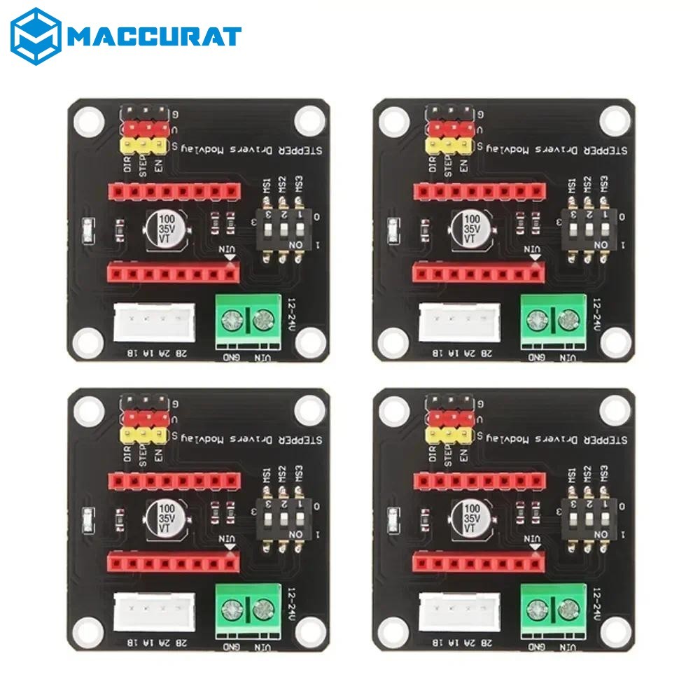 2 / 4 Chiếc 42 Stepper Motor Driver Ban Mở Rộng DRV8825 A4988 3D Máy In Điều Khiển Lá Chắn Mô Đun Ch