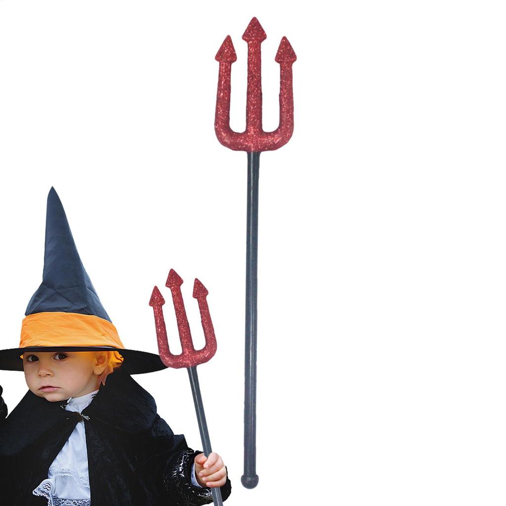 Devil Pitch Fork Halloween Devil Pitch Fork Trang trí Halloween Đạo cụ chụp ảnh Trang phục ma quỷ nh