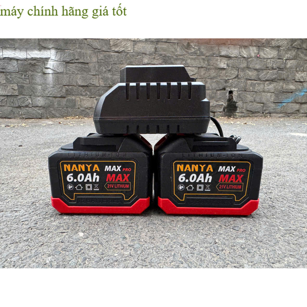 Pin 15 Cell NANYA MAKITA 21v Chân Pin Phổ Thông M21  Báo Pin Dòng Xả Cao . Máy chính hãng  GT