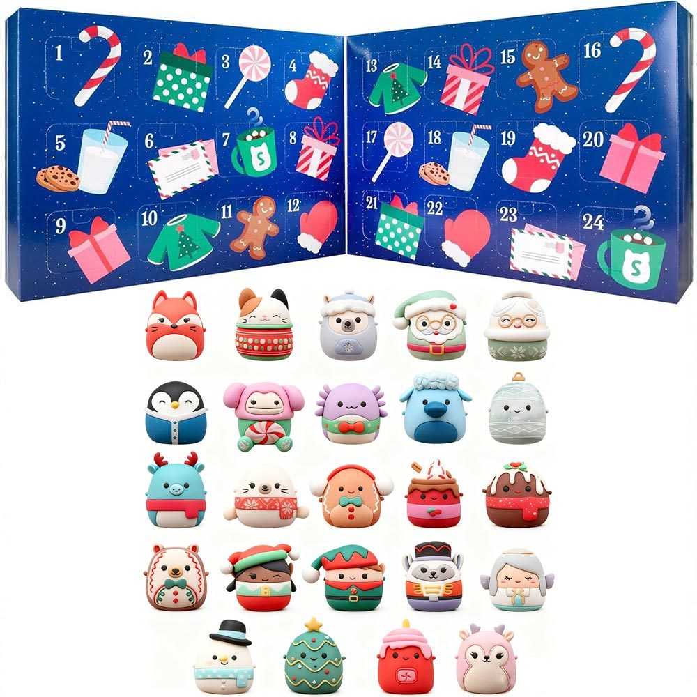 2025 Squishmallows Original 24-Day Micromallows Holiday toy Advent Calendar