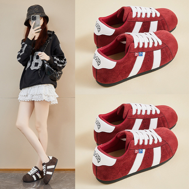 Autumn Big Toe White Shoes New Korean Style Ins Style Sports Board Shoes Casual Shoes 5oQ9